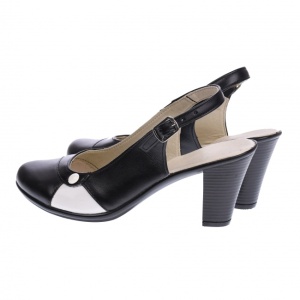 Pantofi dama eleganti, piele naturala, Made in Romania, PS46NA - Img 2