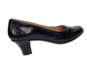 Pantofi dama eleganti piele naturala toc de 5cm P7201N - Img 7