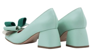 Pantofi dama office din piele naturala menta - NAB1MENTA - Img 3