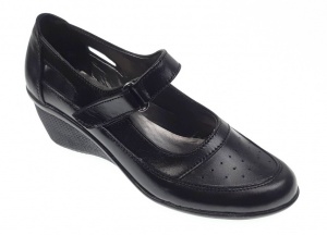 Pantofi dama piele naturala cu platforma - Made in Romania P9154N3X - Img 6