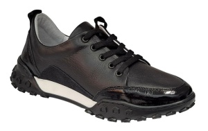 Pantofi dama sport din piele naturala - Model Negru VIK1645
