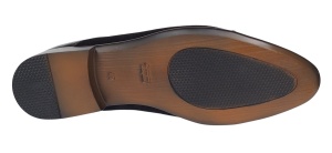 Pantofi eleganti barbati din piele naturala intoarsa cu varf lacuit - Enzo - Img 4