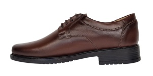 Pantofi eleganti barbati din piele naturala maro - Model Politie Armata GKR07M - Img 6