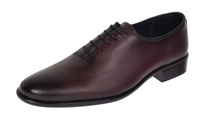 Pantofi eleganti barbati din piele naturala Model Havana Visiniu - Img 8