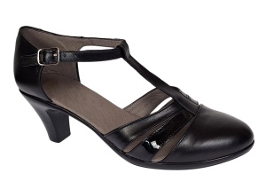 Pantofi eleganti dama din piele naturala cu toc 6.5cm NA173NPL - Img 2