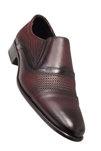 Pantofi eleganti pentu barbati piele naturala bordeaux - GKR01VIS - Img 5
