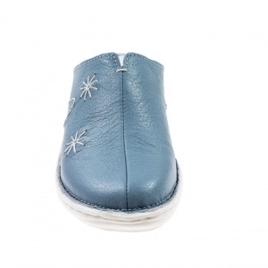 Saboti medicali femei, Blu Sky din piele naturala box, Med-Line BR298BLUSKY - Img 4