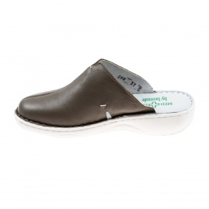 Saboti medicali femei, OLIV din piele naturala box, Med-Line BR298OLIV - Img 3