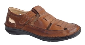 Sandale barbati casual din piele naturala - Model Maro SCV2M - Img 3