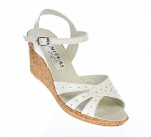 Sandale dama albe din piele naturala box - S5ALB - Img 3