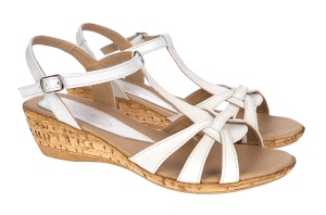 Sandale dama din piele naturala, cu platforma de 5cm S51A - Img 3