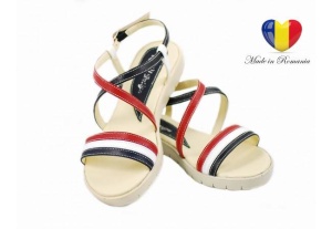 Sandale dama din piele naturala cu platforma joasa - cod ROV24S - Img 3