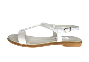 Sandale dama din piele naturala, culoare alb, S16APERF - Img 6