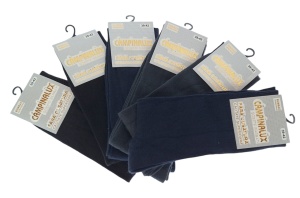 Sosete barbati inalte pentru bocanci set 6 perechi din bumbac batut fara cusatura Campina LUX - Img 7