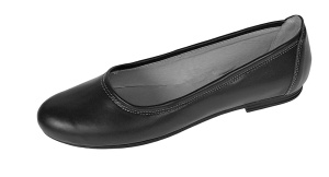 Balerini dama casual, din piele naturala negru - FLO3NBOX - Img 4