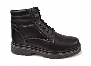 Bocanci barbati din piele naturala, imblaniti, model negru, Army Legion - GKR75NBOX - Img 5