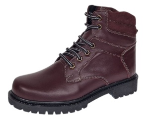 Bocanci barbati Sport din piele naturala model Bordeaux Imblaniti GKR5KVIS - Img 4