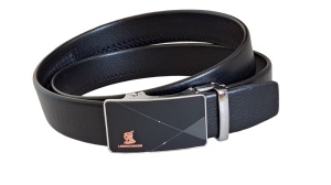 Curea barbati, casual, eleganta, din piele naturala, Negru 3.5cm - CK25N - Img 4