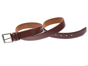 Curea barbati eleganta, din piele ecologica maro 3.5 cm - DR1320MECO - Img 4