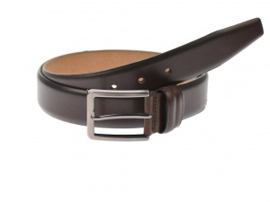 Curea barbati eleganta, din piele ecologica, maro millenium 3.5 cm - DR001MI