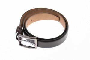 Curea barbati eleganta, din piele ecologica, maro millenium 3.5 cm - DR001MI - Img 3