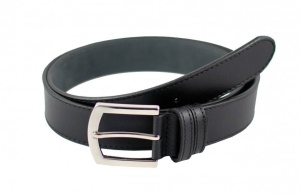 Curea casual - eleganta barbati din piele naturala - Neagra CC400N2