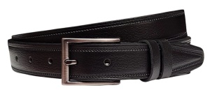Curea costum barbati eleganta din piele naturala cu latime 3.5 cm CK220N - Img 2