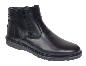 Ghete barbati casual din piele naturala cu fermoar imblanite Corsa - GF1203CSN - Img 8