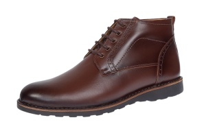 Ghete barbati casual din piele naturala (imblanite) Corsa GKR21XM - Img 6