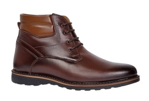 Ghete barbati casual din piele naturala imblanite model Maro GSCORSAM - Img 5