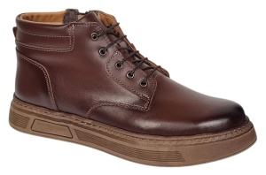 Ghete barbati casual imblanite din piele naturala Maro Gold GS123M - Img 6