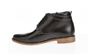 Ghete barbati din piele naturala casual-elegant, imblanite, Bond1M - Img 2