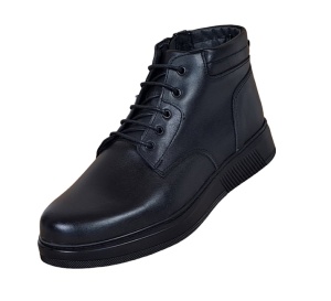 Ghete barbati din piele naturala imblanite culoare neagra GSSPORT23N - Img 10