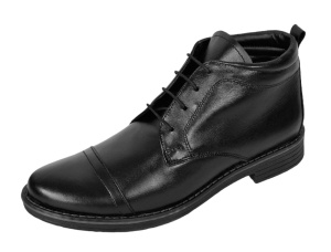 Ghete barbati negre din piele naturala imblanite Bond Siret - Img 3