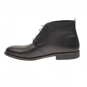 Ghete barbati office negre din piele naturala GB43NEGRU - Img 5