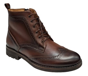 Ghete barbati Oxford din piele naturala imblanite Maro GKR29M