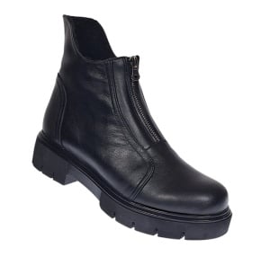 Ghete dama casual din piele naturala imblanite GD99NBOX