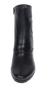 Ghete dama din piele naturala imblanite Orto Negre MVS34ORT - Img 8