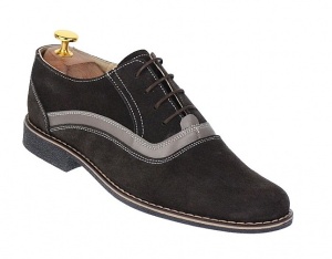 Marimea 39 Pantofi barbati casual din piele naturala intoarsa LP37GRIVEL - Img 1