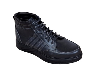 Marimea 40 Ghete barbati din piele naturala imblanite, GKR, Negru GKR59N - Img 4