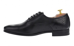 Marimea 41 Pantofi barbati eleganti din piele naturala box 887N - Img 4