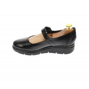 Oferta 35, 36, 40 - Pantofi dama casual din piele naturala cu bareta, negru - LP38N - Img 3