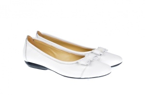Oferta marimea 39 - Balerini dama casual din piele naturala ELSA - LARENAALB - Img 4