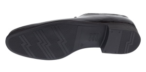 Oferta marimea 40 43 Pantofi barbati eleganti din piele naturala Negru LAC - LPMOD1SLAC - Img 6