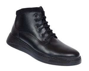Oferta Marimea 40 Ghete barbati casual din piele naturala imblanite, cu siret L415N - Img 5