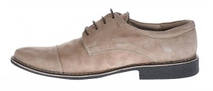 Oferta marimea 43 - Pantofi barbati casual - eleganti din piele naturala intoarsa, bej - LPAVELBEJ2 - Img 2