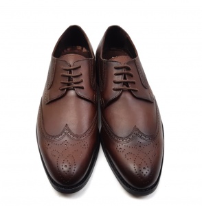 OFERTA MARIMEA 44 - Pantofi barbati derbi, eleganti din piele naturala L749M - Img 2