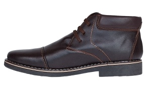 Oferta marinea 40 Ghete barbati casual din piele naturala Maro ALDOM - Img 2