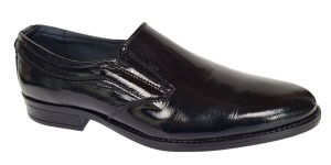 Oferta Pantofi barbati eleganti din piele naturala Negru LAC CU DEFECT (Vezi foto) - Img 4