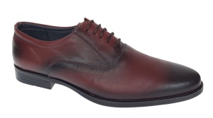 Oferta Pantofi barbati eleganti din piele naturala Visiniu - LGKR84VIS (Pantofi Probati)